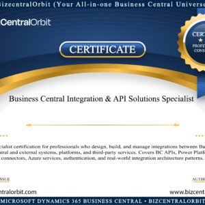 Business Central Integration & API Solutions Specialist